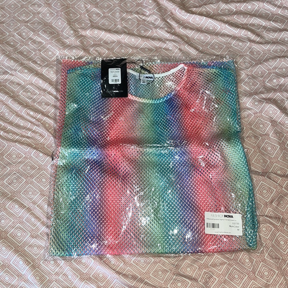 Colorful Mesh Dress - Picture 3 of 3